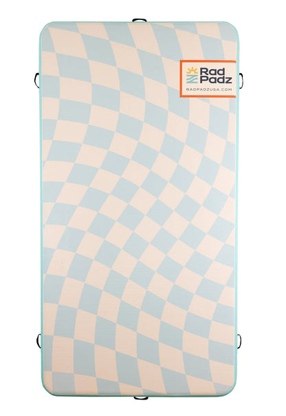 RadPadz® Cannonballer – Abstract | 6'x12' Inflatable Dock Platform