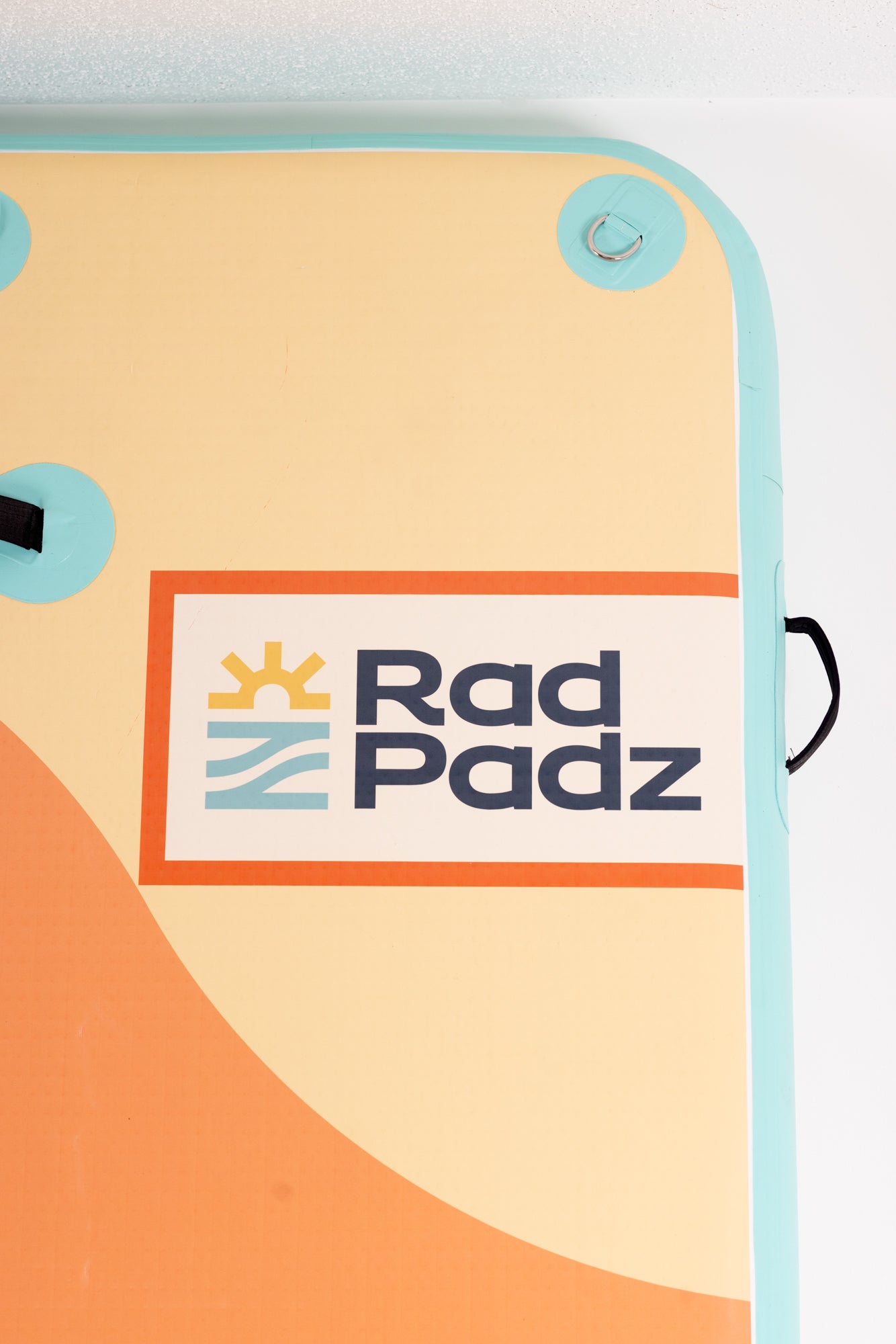 RadPadz® Cannonballer – Abstract | 6'x12' Inflatable Dock Platform