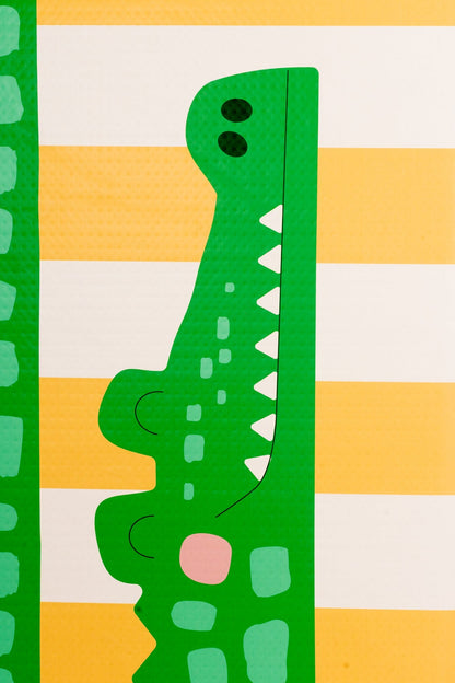 RadPadz® Cannonballer – Croc | 6'x12' Inflatable Dock Platform