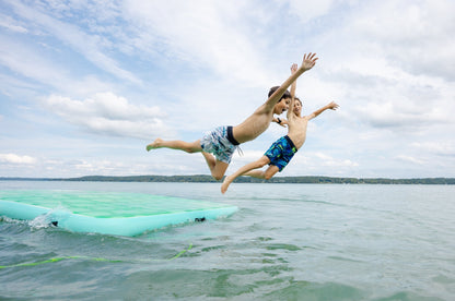 RadPadz® Cannonballer – Croc | 6'x12' Inflatable Dock Platform
