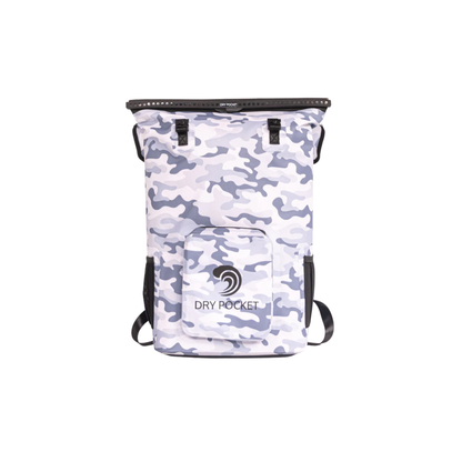 Dry Pocket Waterproof Floating Backpack Cooler - Snow Camo