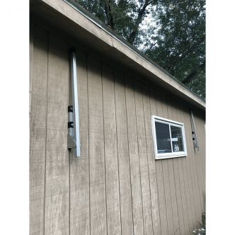 Garage Storage Rack Set - Standard 36" Horizontal Bar-With Kayak Blocks