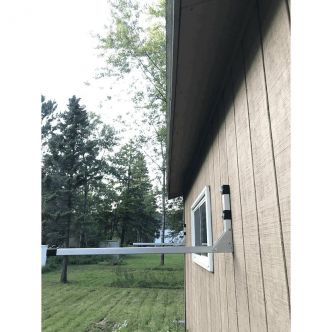 Garage Storage Rack Set - Standard 36" Horizontal Bar-With Kayak Blocks