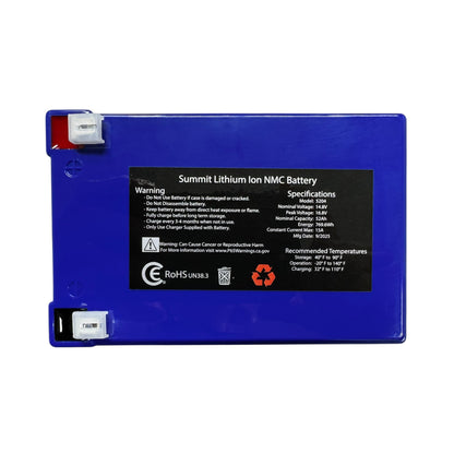 52Ah NMC Lithium-Ion Battery with Charger & Bluetooth